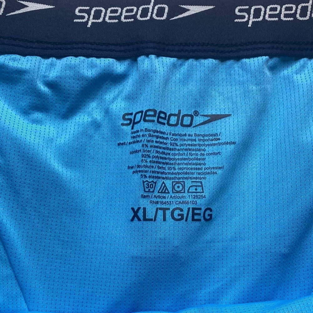 Speedo Men's Two-Tone Blue Board Shorts‎